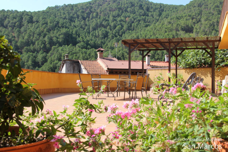 Residencia para Mayores San Marcos El Hornillo Ávila. Residencia tercera edad, de ancianos. Geriátrico, residencia geriátrica familiar en la Sierra de Gredos, Castilla y León