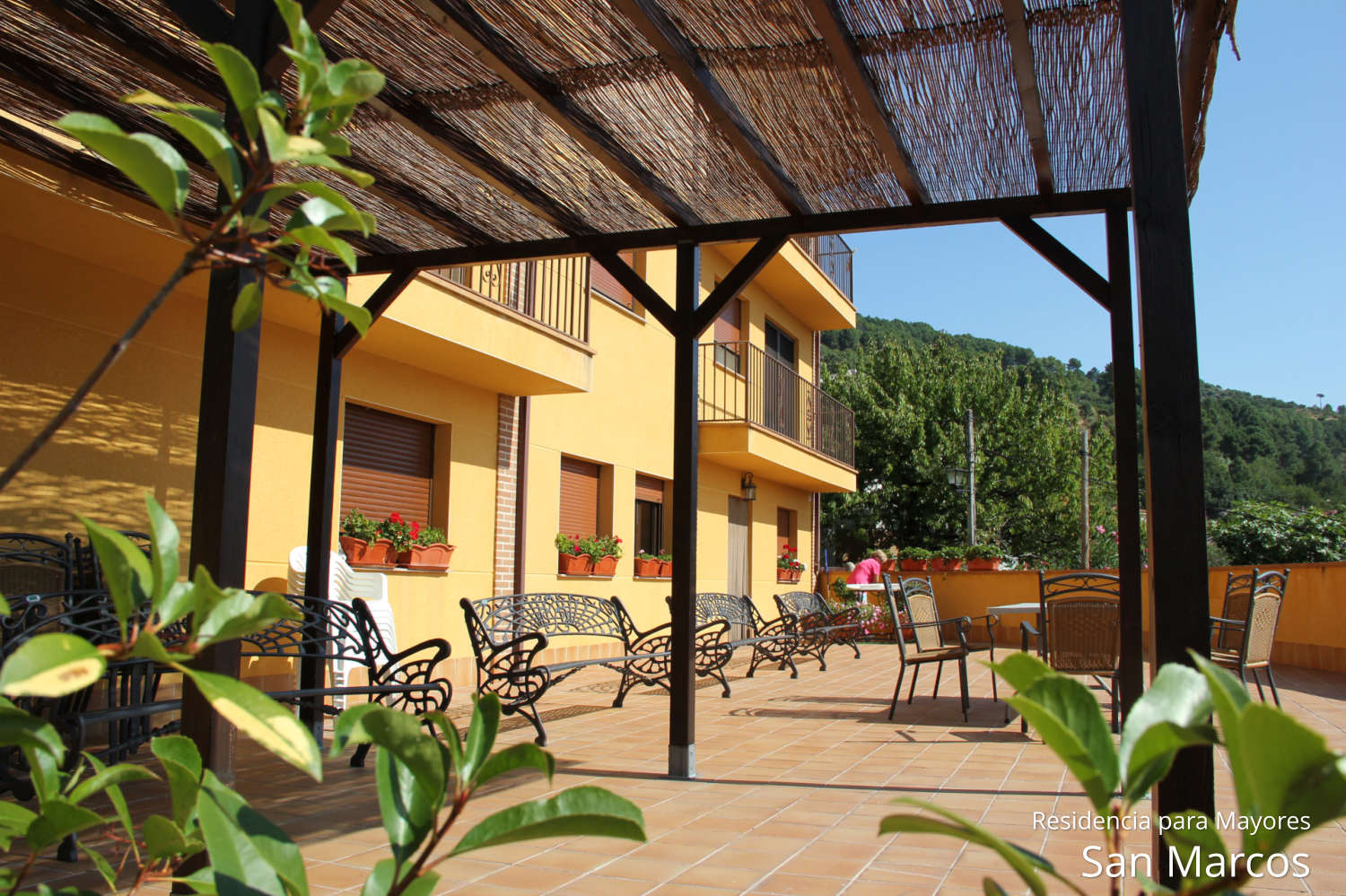 Residencia para Mayores San Marcos El Hornillo Ávila. Residencia tercera edad, de ancianos. Geriátrico, residencia geriátrica familiar en la Sierra de Gredos, Castilla y León